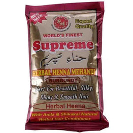 Supreme Herbal Henna Mehandi Burgundy, 150 Grams Supreme Herbal Henna Mehandi Burgundy, 150 Grams