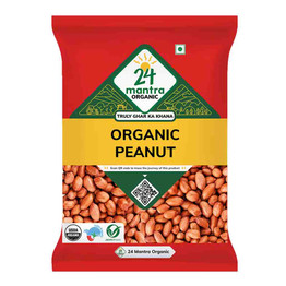 24 Mantra Organic Peanuts, 800 Grams
