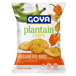 Goya Plantain Chips Habanero Bbq, 113 Grams