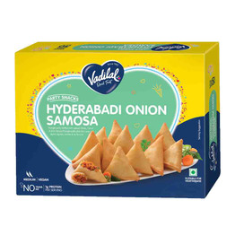 Vadilal Hyderabadi Onion Samosa 20 Pc, 400 Grams