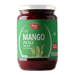 Malabar Treats Cut Mango Pickle, 400 Grams