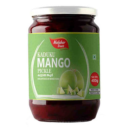Malabar Treats Kaduku Mango Pickle, 400 Grams