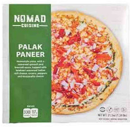 Nomad Cuisine Palak Paneer Pizza, 21.5 Oz