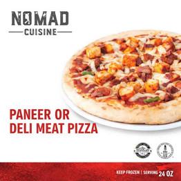 Nomad Cuisine Paneer Or Delli Meat Pizza, 24 Oz