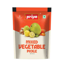 Priya Mixed Vegetable Pickle Ex Hot, 300 Grams