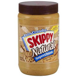 Skippy Natural super Chunk, 15 Oz