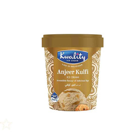 Kwality Anjeer Kulfi Ice Cream, 960 ML