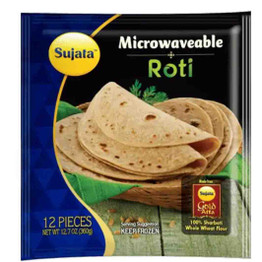 Sujata Micowaveable Roti 12 pcs, 360 Grams