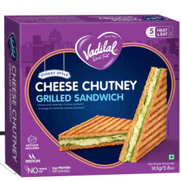 Vadilal Cheese Chutney Grilled Sandwich, 180 Grams