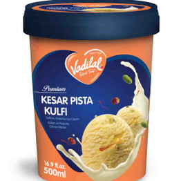 Vadilal Kesar Pista Ice Cream, 500 ML