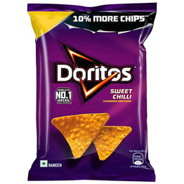 Doritos Sweet Chilli Corn Chips, 83 Grams