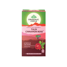Organic India Tulsi Cinnamon Rose Tea, 18 Bags