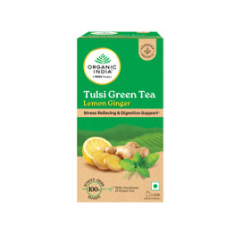Organic Tea Tulsi Lemon Ginger, 18 Bags