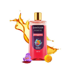 Santoor Shower Gel Saffron Marigold, 250 ML