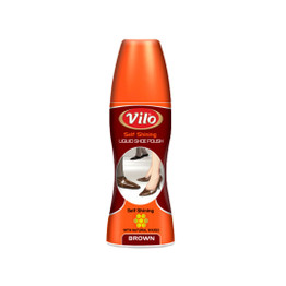 Vilo Brown Shoe Polish, 60 ML