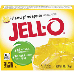 Jell-O Pineapple, 3 Oz