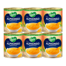 Vadilal Alphonso Mango Pulp, 6 CANS