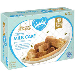 Vadilal Milk Cake No Sugar Frozen, 340 Grams