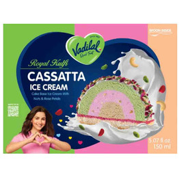 Vadilal Royal Kulfi Cassatta Ice Cream, 150 ML