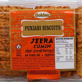 Golden Punjabi Jeera Cookies, 680 Grams