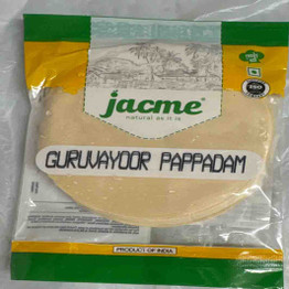 Jacme Guruvayoor Pappadam, 200 Grams
