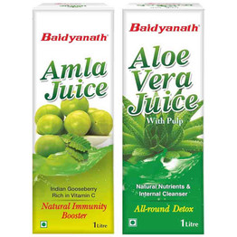 Baidyanath Aloe Vera Amla Juice, 1 Ltr