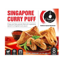 Chings Singapore Curry Puff 8 Pc, 400 Grams