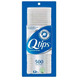 Q Tips Cotton Swabs, 500 PC