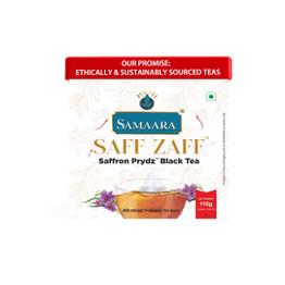 Samaara Saffron Black Tea Bags, 50 BAGS