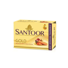 Santoor Gold Soap, 125 Grams