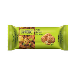 Unibis Pistacio And Almond Cookies, 75 Grams