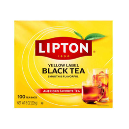 Lipton Yellow Label Black Tea, 100 Bags