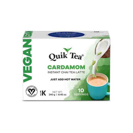 Quik Tea Vegan Cardamom Chai, 8.45 Oz