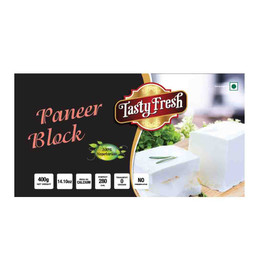 Tasty Fresh Paneer Block, 400 Grams