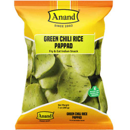 Anand Green Chilli Rice Pappad, 200 Grams