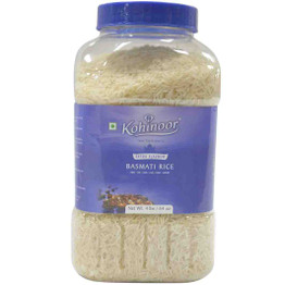 Kohinoor Ex Long Basmati Rice Jar, 4 Lb