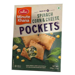 Haldirams Spinach Corn Cheese, 320 Grams