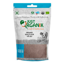 Just Organik Ragi Atta, 2 Lb