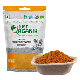 Just Organik Tumeric Powder, 200 Grams