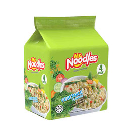 Mr Noodles Vegetable Flavour, 4 Pack