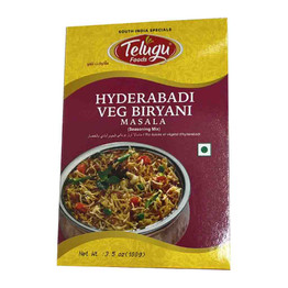 Telugu Hyderabadi Veg Biryani, 100 Grams