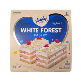 Vadilal White Forest Pastry, 300 Grams