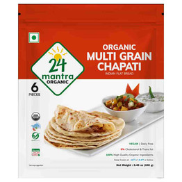 24 Mantra Org Multigrain Chapati, 240 Grams