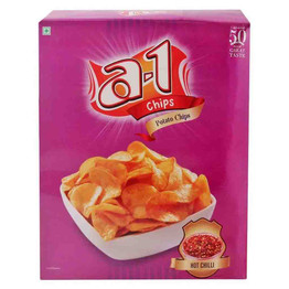 A1 Spicy Potato Chips, 100 Grams