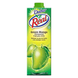 Dabur Real Green Mango Fruit Juice 6 Pc, 200 ML