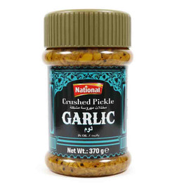 National Crushed Pickle Garlic, 370 Grams