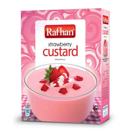 Rafhan Strawberry Custard, 275 Grams