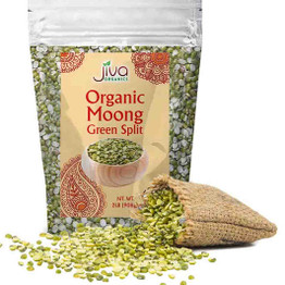 Jiva Org Moong Split Green, 4Lb