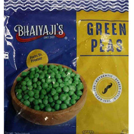 Bhaiyajis Green Peas Frozen, 341 Grams