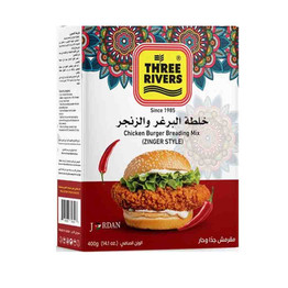 Three Rivers Chicken Burger Breading Mix, 400 Grams